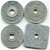 Vintage US Tax Token Collection - Lot of 4 Items