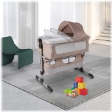 SleepySide Portable Crib with Storage