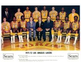 Legends of the Court: 1971-1972 Los Angeles Lakers Team Photo