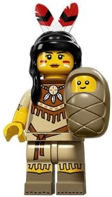 LEGO Tribal Woman & Baby Minifigure