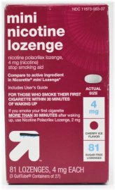 Cherry Ice Nicotine Relief Mini Lozenges