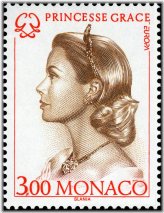 Monaco Grace Kelly Commemorative Stamp