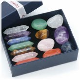 Chakra Stone Obelisk Quartz Wand Set