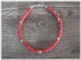 Coral Stone Bracelet by Doreen Jake