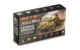 Vallejo Flames of War GF9 World War II German Armor Paint Set