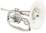 The Majestic Silver Marching Mellophone