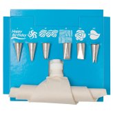 Silver Cake Decorating Set