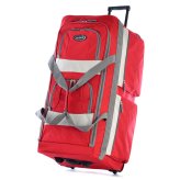 Voyager Red Rolling Duffel Bag