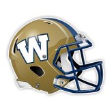 Blue Bombers Helmet Decal