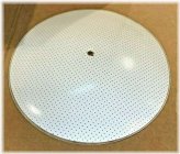 Dotted White Glass Ceiling Shade