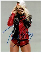 Toni Storm Autographed Colorful 8x10 Wrestling Portrait