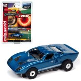 Thunderjet GT40 Blue Slot Car