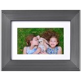 Matte Gray Wood Frame Display