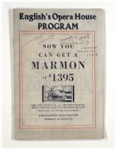 Theatrical Time Capsule: 1928 Production of "HAMLET" at ENGLISH'S OPERA HOUSE