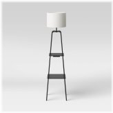 Black Etagere Floor Lamp by Threshold