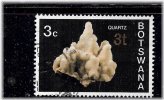Botswana Mineral & Gems 3T Surcharged Stamp