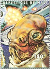 Mali Star Wars Admiral Ackbar Stamp (YT1157)