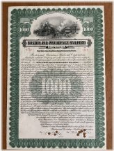 Boston & Providence Railroad Company 1918 Bond Stock Certificate