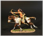 Blackfoot Warrior Mounted Figure