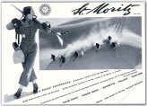 Vintage St. Moritz Skiing Memorabilia