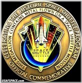 Shuttle Metal Commemorative Coin-Medallion