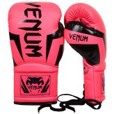 Elite Lace Up Gloves - Neo Pink by Venum