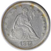 1875 Silver Twenty Cent Piece #945