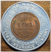 Fort Wayne Lincoln Cent Token