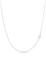 Shimmering Silver Strand Necklace