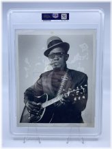 Blues Legends Captured: Lightnin’ Hopkins & St. Elmo’s Fire 1976 Signed Photo Print