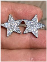 Sterling Star Earrings