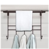 Door Mounted Towel Organizer