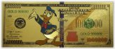 Gold-Plated Disney Donald Duck Bill