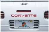 Corvette Rear Bumper Letter Kit