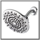 Chrome Cascade Shower Experience