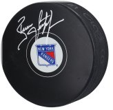 Rangers Legend Autographed Puck