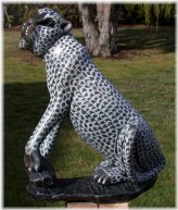 Leopard Majesty Stone Carving