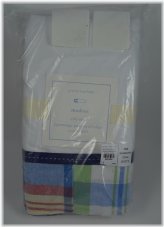 Madras Plaid Crib Bedskirt