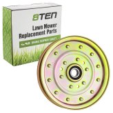 Flat Idler Pulley for Exmark and Toro Mowers by 8TEN