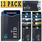 Secure Sleeve Set - RFID Blocking Passport and Credit Card Protectors