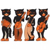 Spooky Cat Band Cutouts