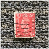 British Red Revenue Stamp - King George VI