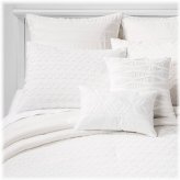 Suffolk White 8-Piece Queen Comforter Set