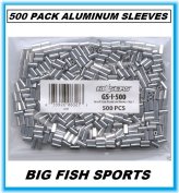 Aluminum Sleeves by Hi-Seas, Size I, 1.0mm, 500 Pieces (Grand Slam Series)