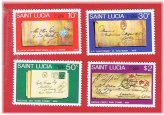 St. Lucia Colonial Stamp Collection
