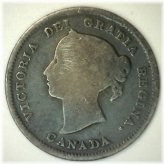 Victorian Silver Five Cents