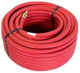 Red Rubber Air Hose by Continental