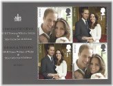 Royal Wedding Commemorative Stamp Sheet - Prince William and Kate Middleton