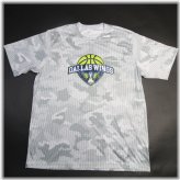 Wings Fan Edition Short Sleeve Shirt in White/Gray