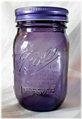 Heritage Purple Pint Jar with Improved Lid